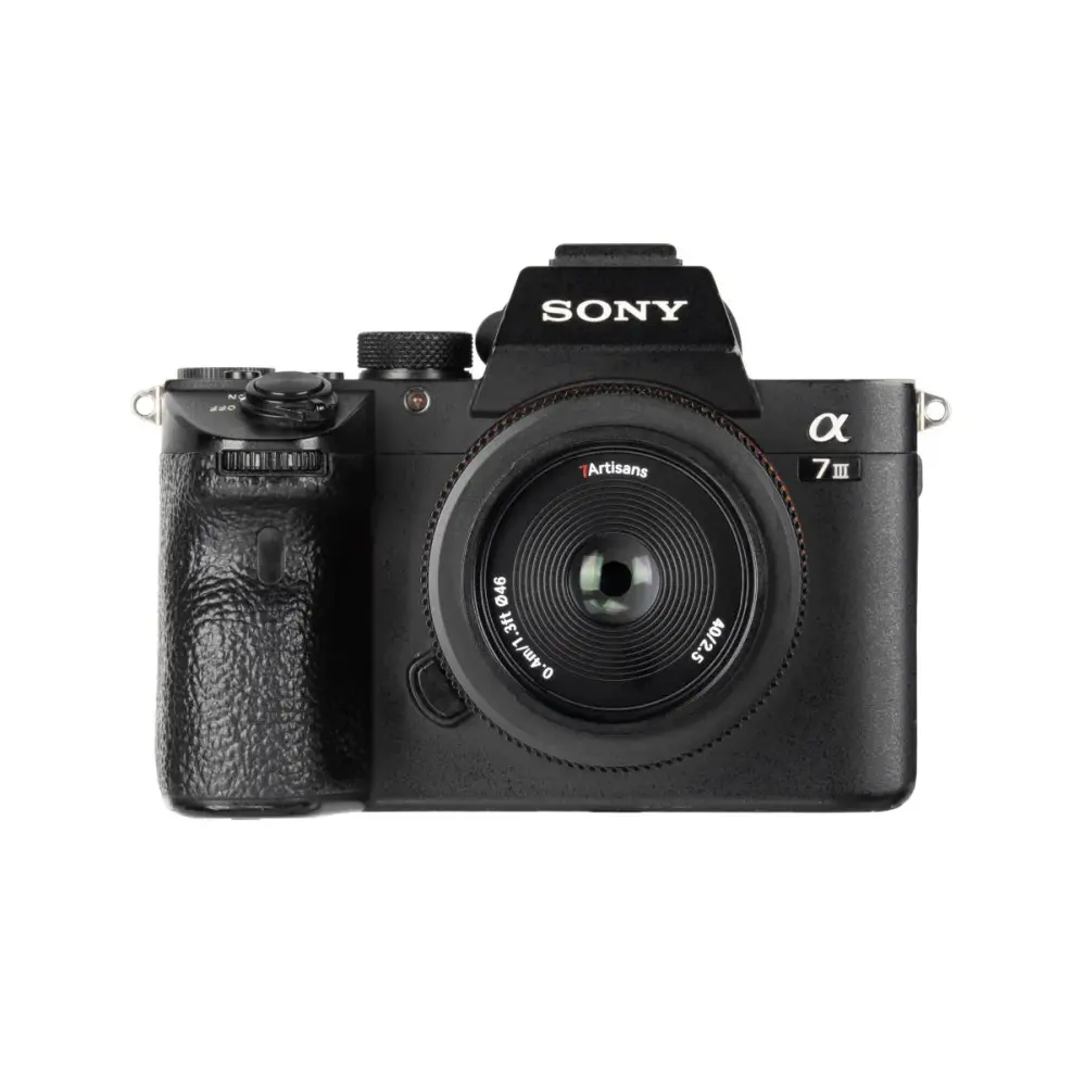  7Artisans AF 40mm f/2,5 for Sony E – Fullformat Rask levering fra Sverige.
