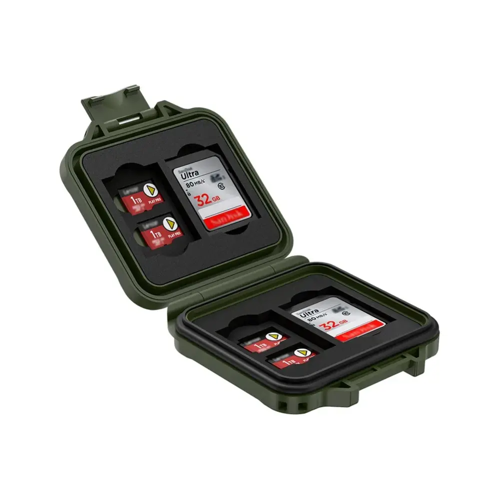  JJC MCR-ST12 minnekortetui for 4 SD & 8 microSD Rask levering fra Sverige.