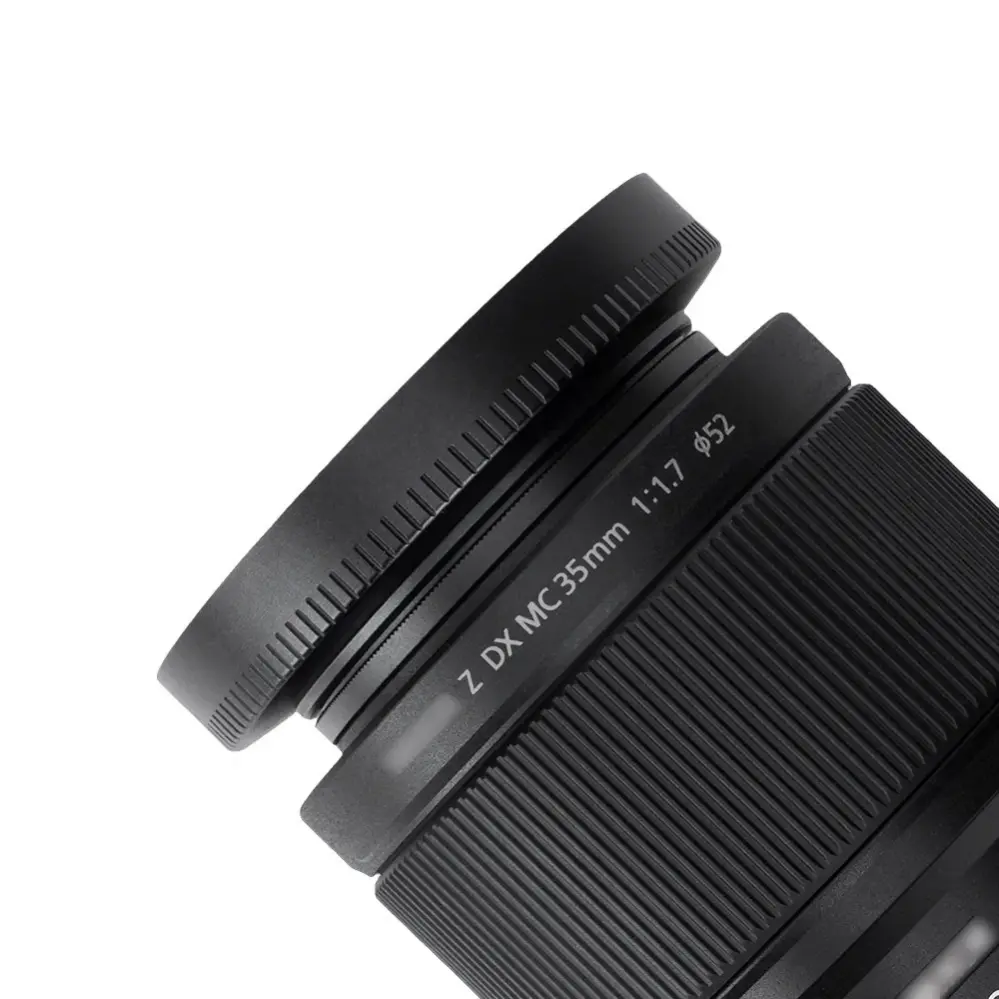  JJC LH-HN43 solblender for Nikkor Z DX MC 35mm f/1.7 Rask levering fra Sverige.