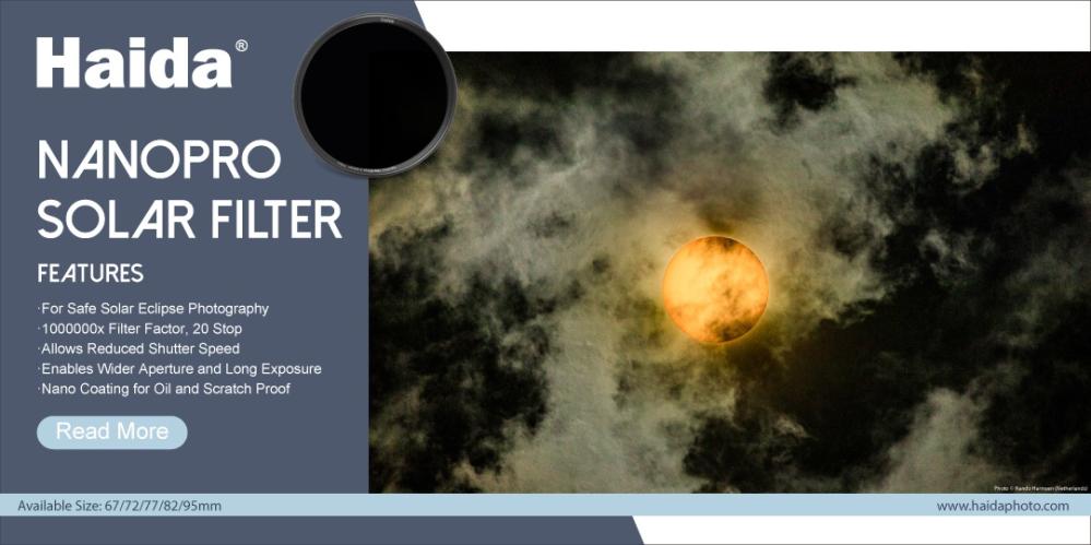  Haida NanoPro One Million X Edition ND-filter 20-stopp – Solfilter Rask levering fra Sverige.