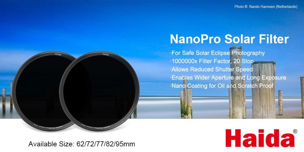  Haida NanoPro One Million X Edition ND-filter 20-stopp – Solfilter Rask levering fra Sverige.