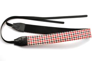  Kamerastropp - Rutig svart&r&oslash;d Rask levering fra Sverige.