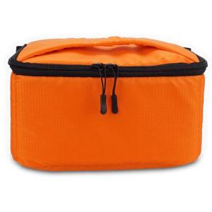  Innerveske for kamera og optikk med håndtak 26x15x14cm (oransje) Rask levering fra Sverige.
