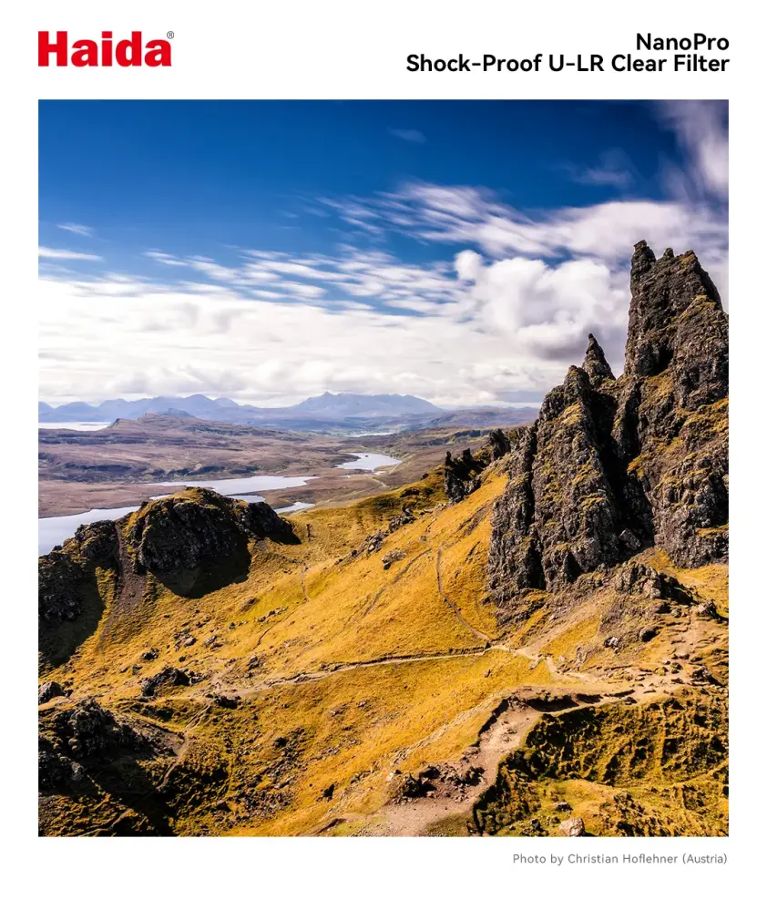  Haida NanoPro Shock-Proof U-LR Clear Filter – 99,9 % lysgjennomgang Rask levering fra Sverige.