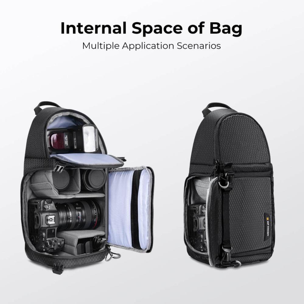  K&F Concept Kameraveske Sling 11 liter Rask levering fra Sverige.
