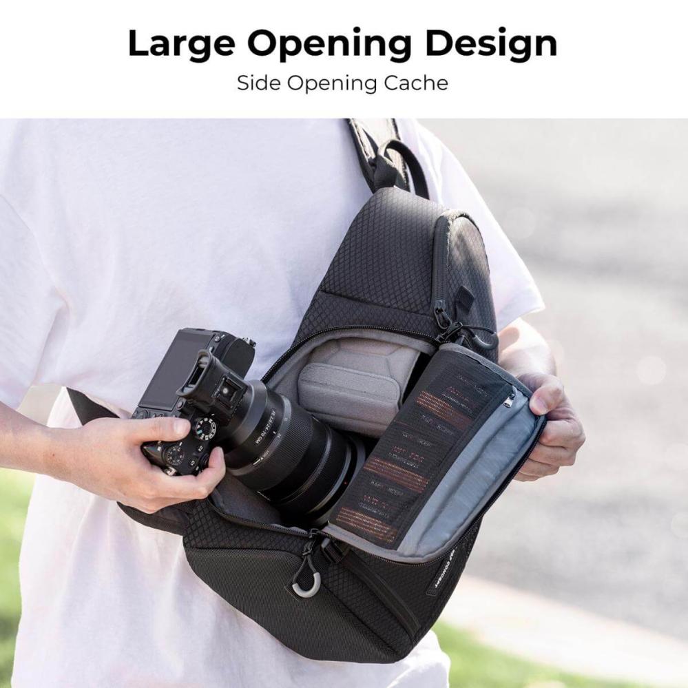  K&F Concept Kameraveske Sling 11 liter Rask levering fra Sverige.