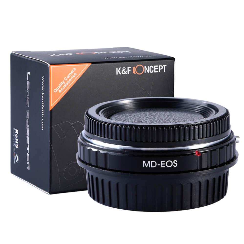 K&F Concept K&F Objektivadapter til Minolta MC MD objektiv for Canon EOS kamerahus