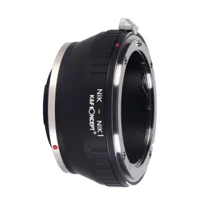K&F Concept K&F Objektivadapter till Nikon F objektiv for Nikon 1 kamerahus