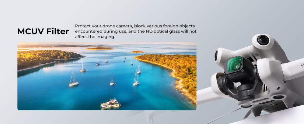 K&F Concept K&F Concept Filtersett 4 stk UV+CPL+ND2-32+ND32-512 for DJI Mini 4 Pro