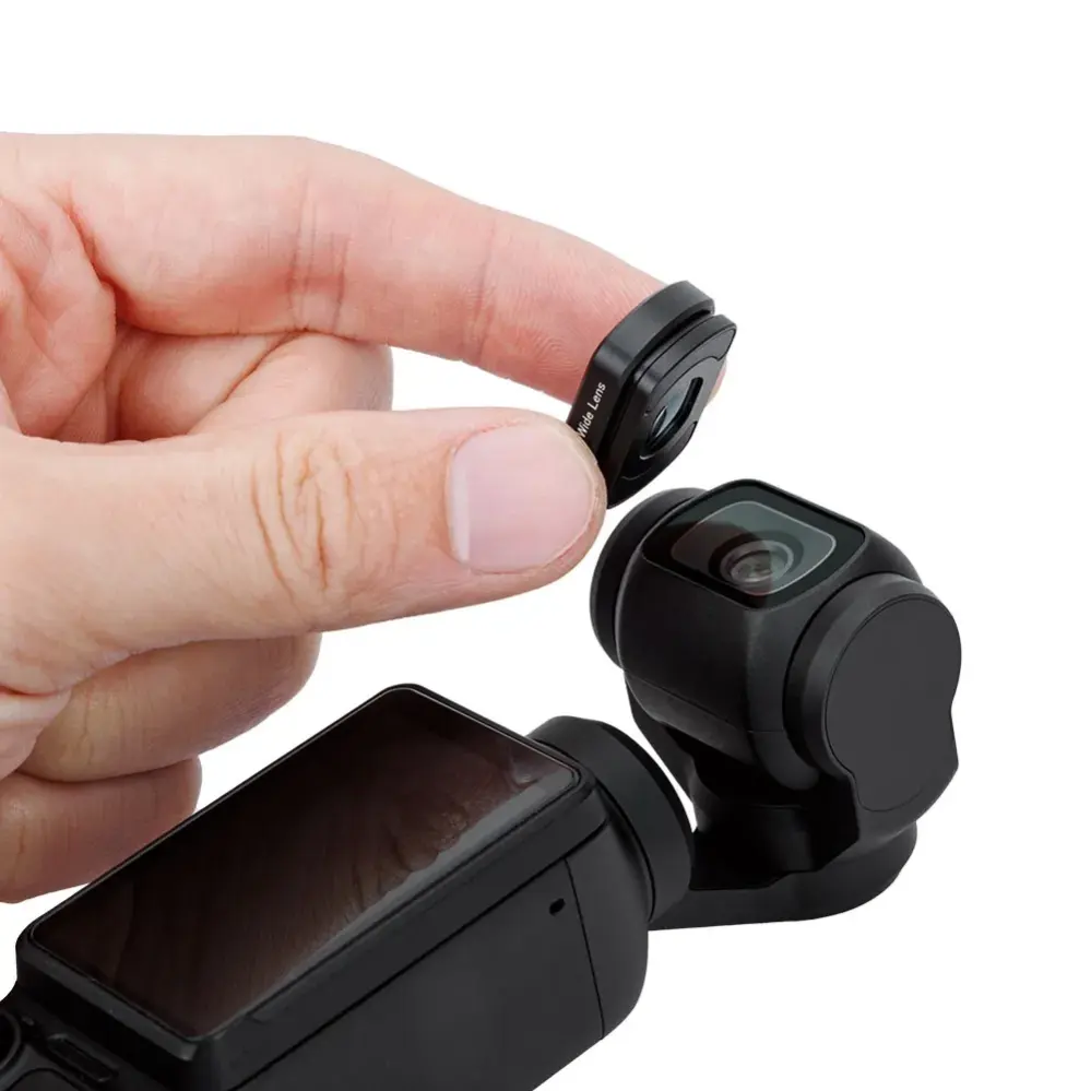  JJC F-DP3WA 0.72x vidvinkelobjektiv for DJI Osmo Pocket 3 Rask levering fra Sverige.