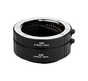  JJC Mellomringer 10 mm 16 mm elektroniske for Sony E AET-SES (II) Rask levering fra Sverige.
