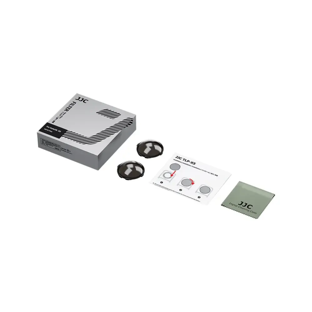  JJC TLP-X5ND16 ND16-filter for Insta360 X5 (2-pakning) Rask levering fra Sverige.