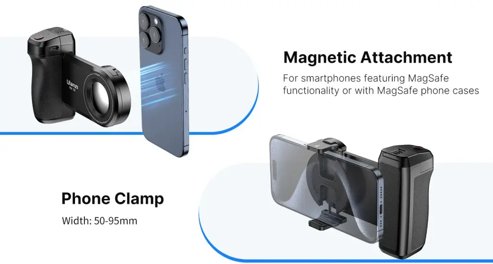  Ulanzi MA35 Bluetooth Mobilgrepp med MagSafe Rask levering fra Sverige.