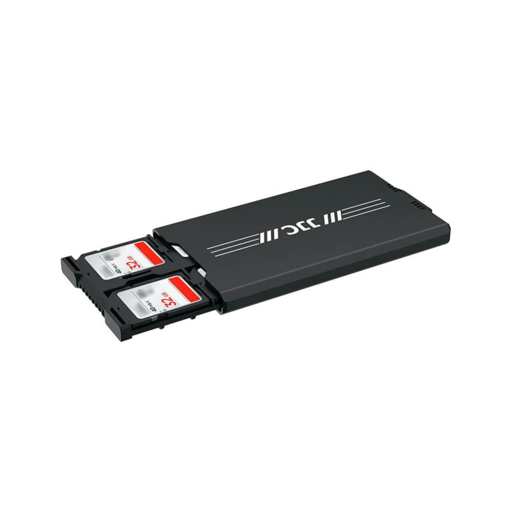 JJC Minnekortetui for 4xSD + 12xMicroSD + 2xNano SIM Rask levering fra Sverige.
