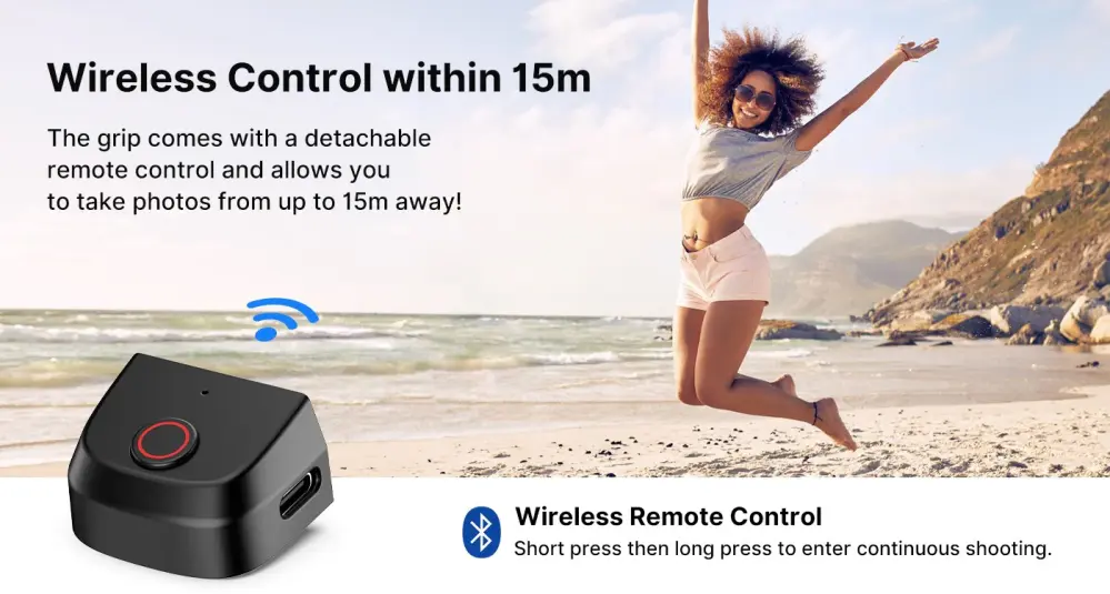  Ulanzi MA35 Bluetooth Mobilgrepp med MagSafe Rask levering fra Sverige.