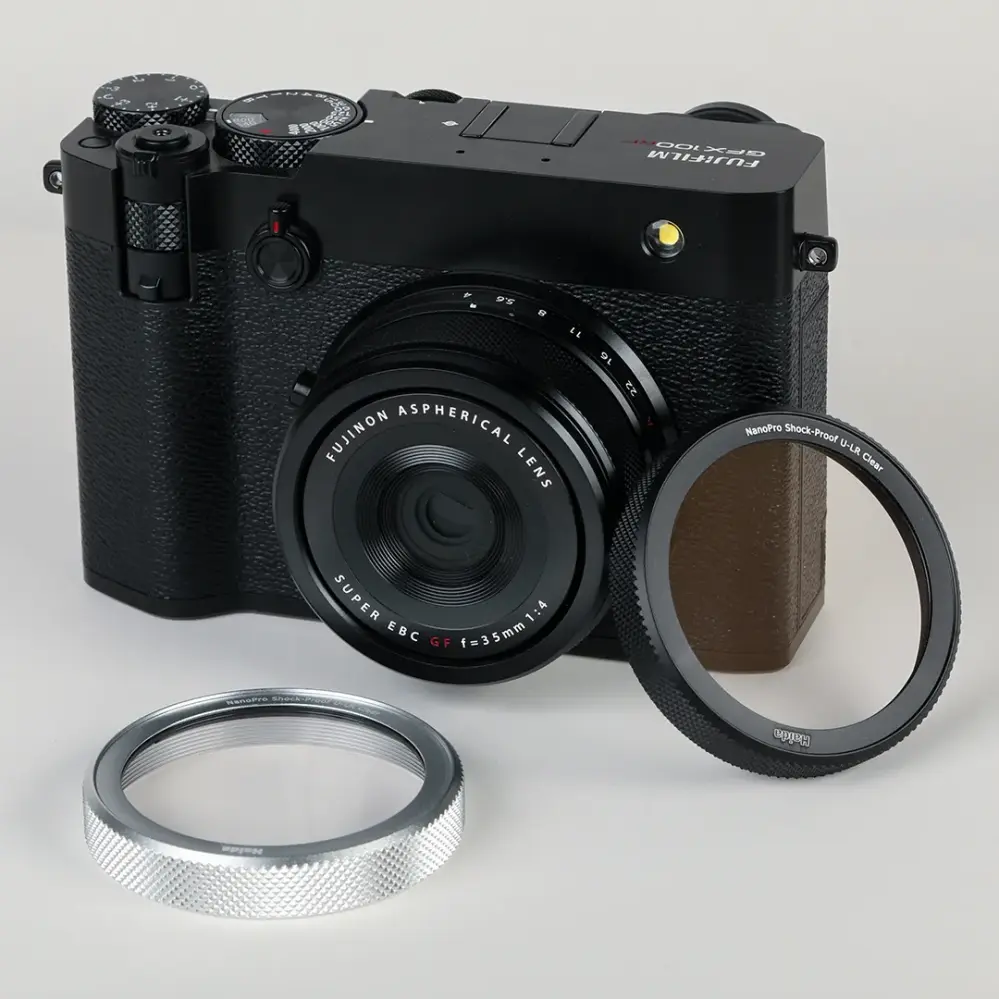  Haida NanoPro U-LR Clear-filter for Fujifilm GFX100RF – Ultralav refleksjon Rask levering fra Sverige.
