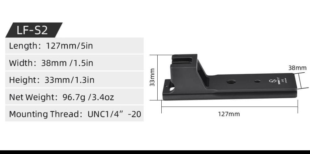 Sunwayfoto Sunwayfoto LF-S2 Stativfot for Sony FE 200-600