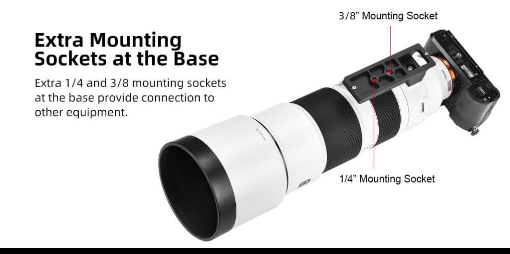 Sunwayfoto Sunwayfoto LF-S2 Stativfot for Sony FE 200-600