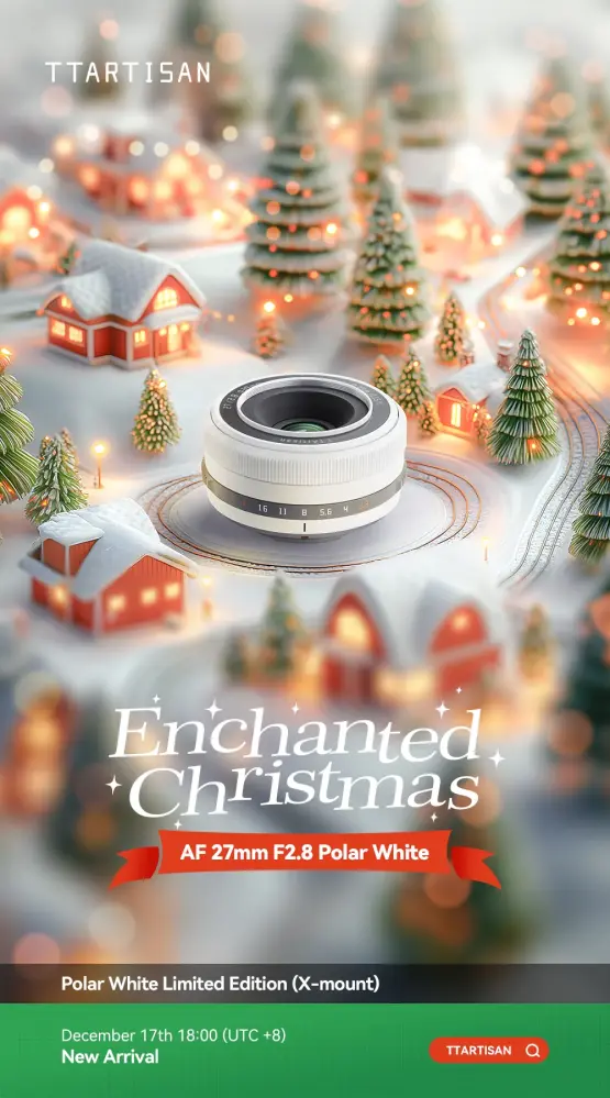  TTArtisan AF 27mm f/2.8 APS-C objektiv for Fujifilm X Rask levering fra Sverige.