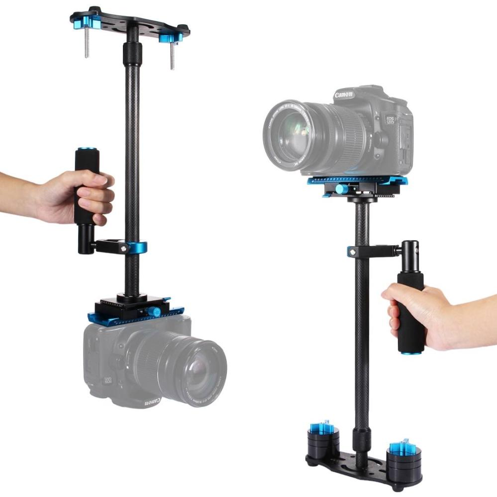  Puluz håndholdt stabilisator i karbonfiber for DSLR/DV-kameraer (38,5–61 cm) Rask levering fra Sverige.