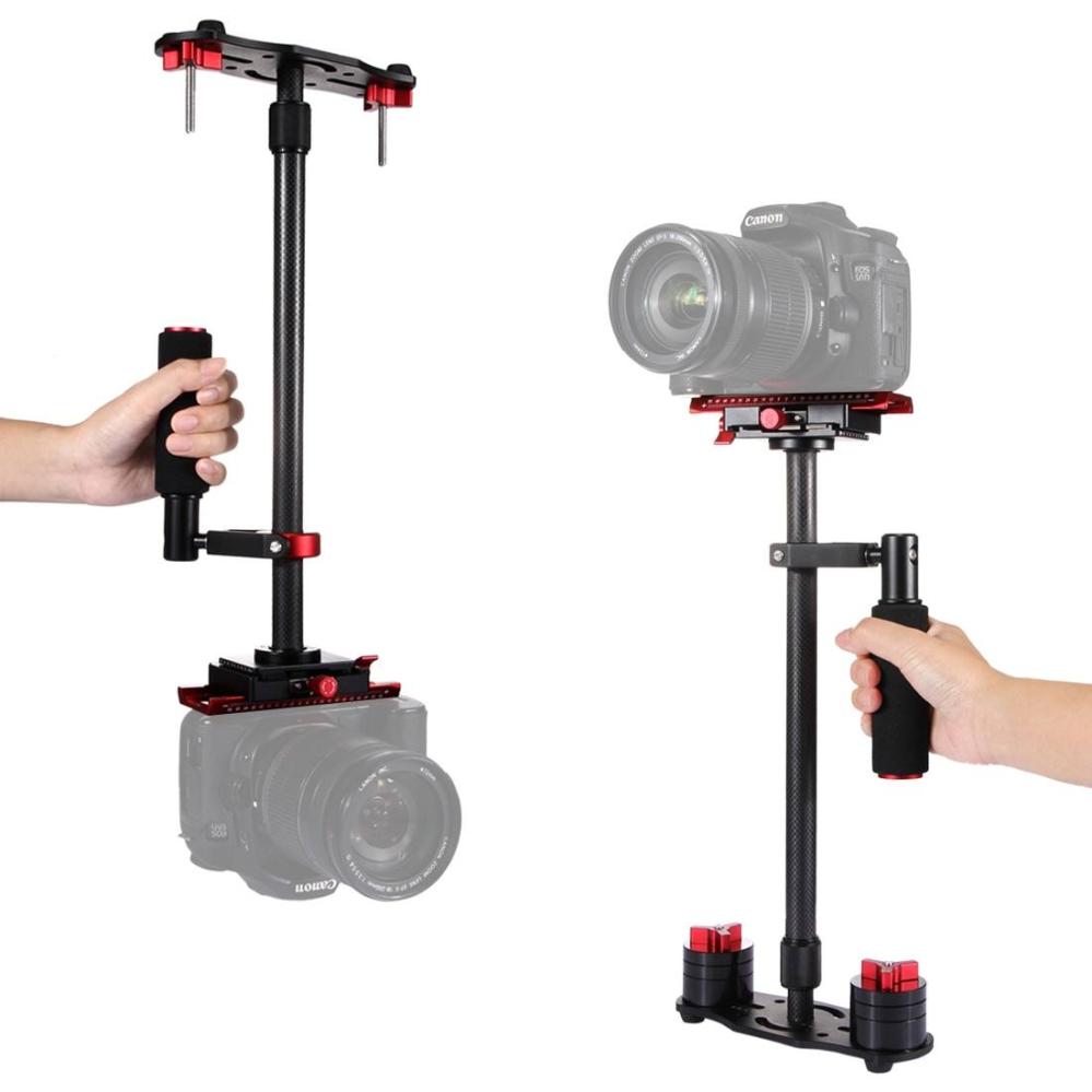  Puluz håndholdt stabilisator i karbonfiber for DSLR/DV-kameraer (38,5–61 cm) Rask levering fra Sverige.