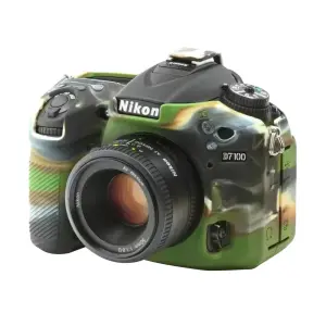 Puluz Puluz Siliconeetui for Nikon D7200 /D7100 Kamouflage
