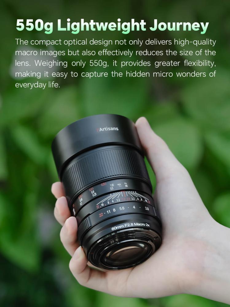 7Artisans 7Artisans 60mm f/2.8 Makroobjektiv 2x Fullformat for Nikon Z