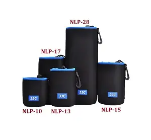  JJC Objektivveske &ndash; NLP-10 i mykt neopren Rask levering fra Sverige.