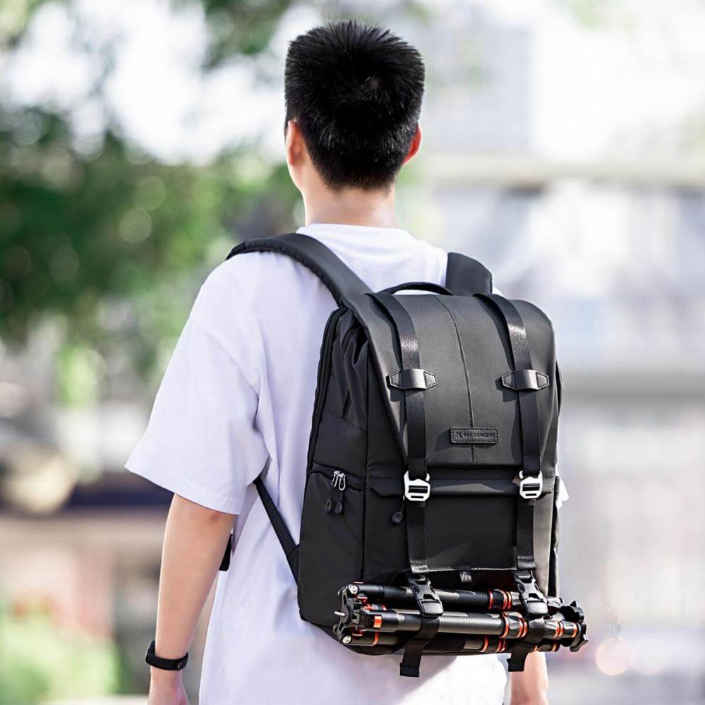 K\&F Concept Kameraryggsekk 20l med ekstra regnbeskyttelse for fotografer Rask levering fra Sverige.
