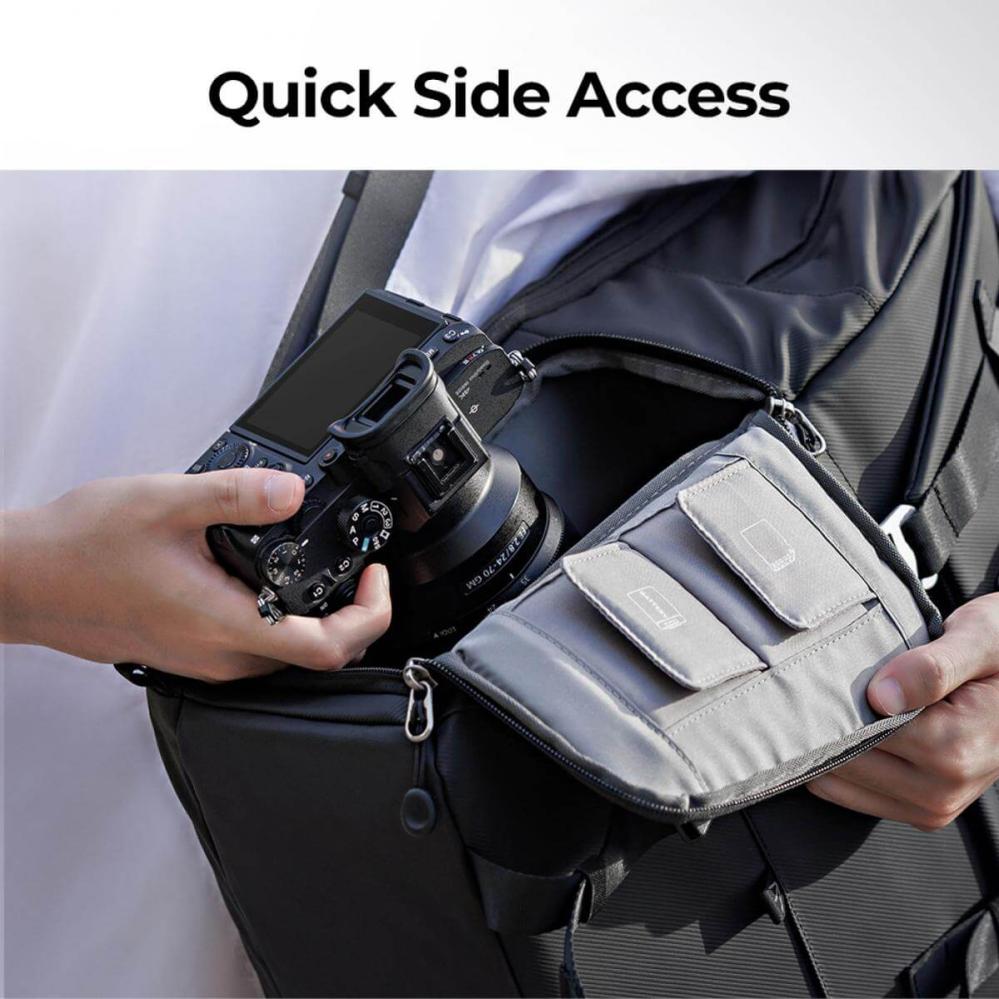  K\&F Concept Kameraryggsekk 20l med ekstra regnbeskyttelse for fotografer Rask levering fra Sverige.