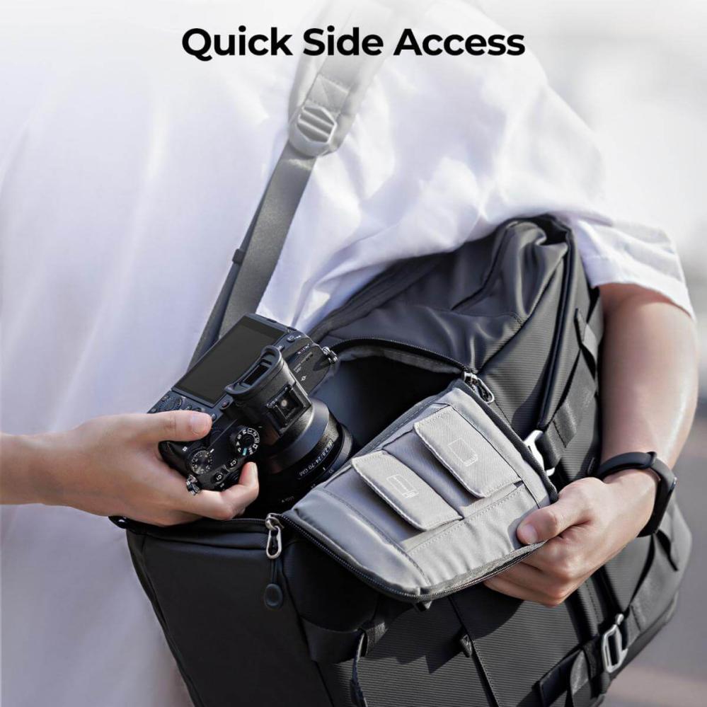  K\&F Concept Kameraryggsekk 20l med ekstra regnbeskyttelse for fotografer Rask levering fra Sverige.
