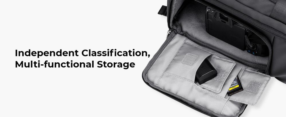  K\&F Concept Kameraryggsekk 20l med ekstra regnbeskyttelse for fotografer Rask levering fra Sverige.