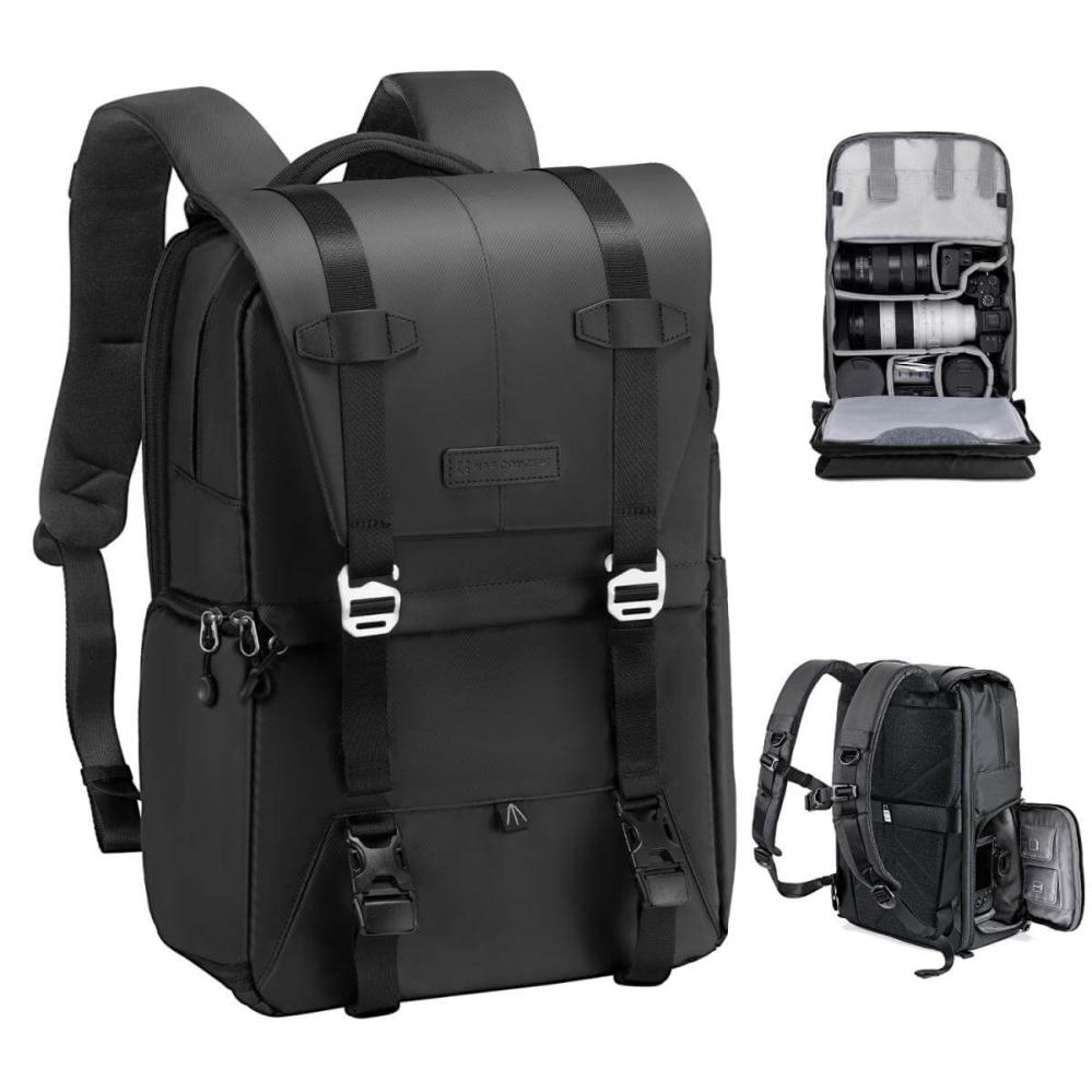  K\&F Concept Kameraryggsekk 20l med ekstra regnbeskyttelse for fotografer Rask levering fra Sverige.