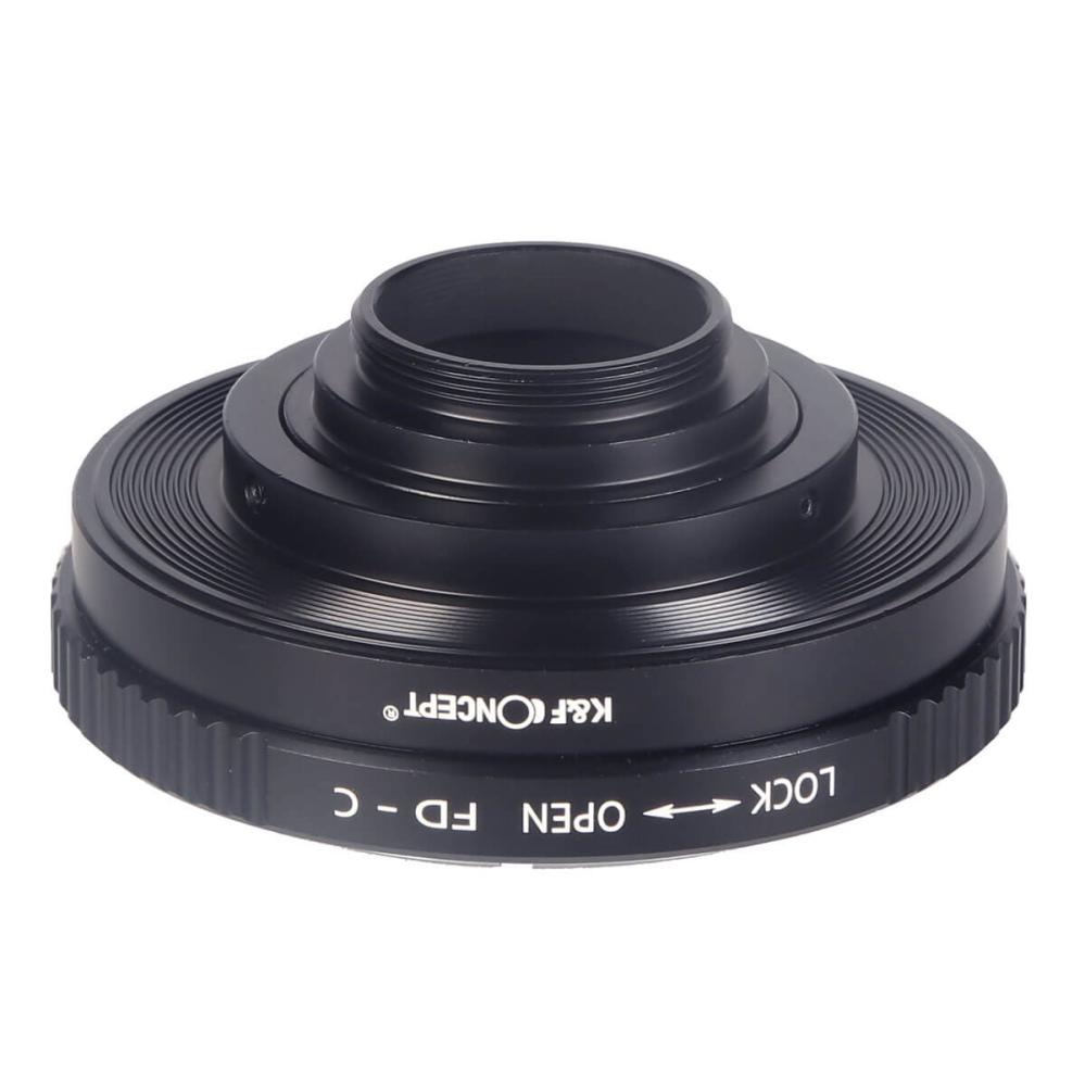 K&F Concept objektivadapter for Canon FD-objektiv til C-fatning Rask levering fra Sverige.