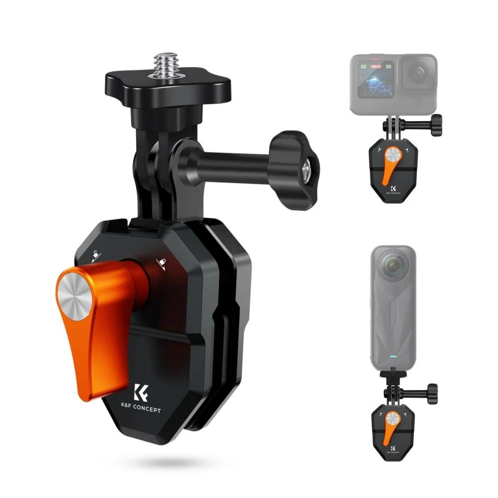  K&F Concept Vindskjermfeste for actionkamera på motorsykkelens vindskjerm Rask levering fra Sverige.