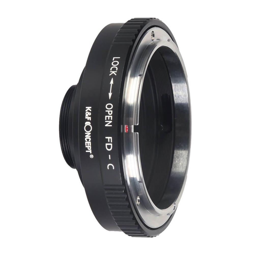 K&F Concept objektivadapter for Canon FD-objektiv til C-fatning Rask levering fra Sverige.