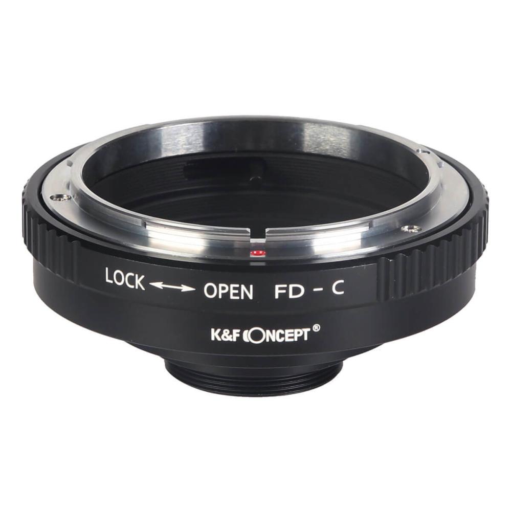 K&F Concept objektivadapter for Canon FD-objektiv til C-fatning Rask levering fra Sverige.