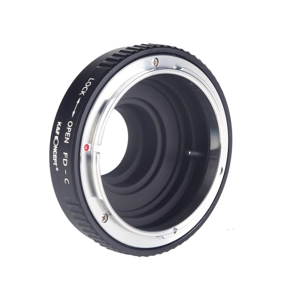 K&F Concept objektivadapter for Canon FD-objektiv til C-fatning Rask levering fra Sverige.