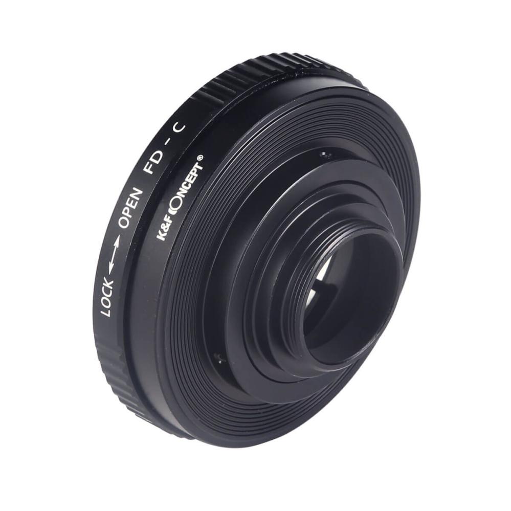 K&F Concept objektivadapter for Canon FD-objektiv til C-fatning Rask levering fra Sverige.