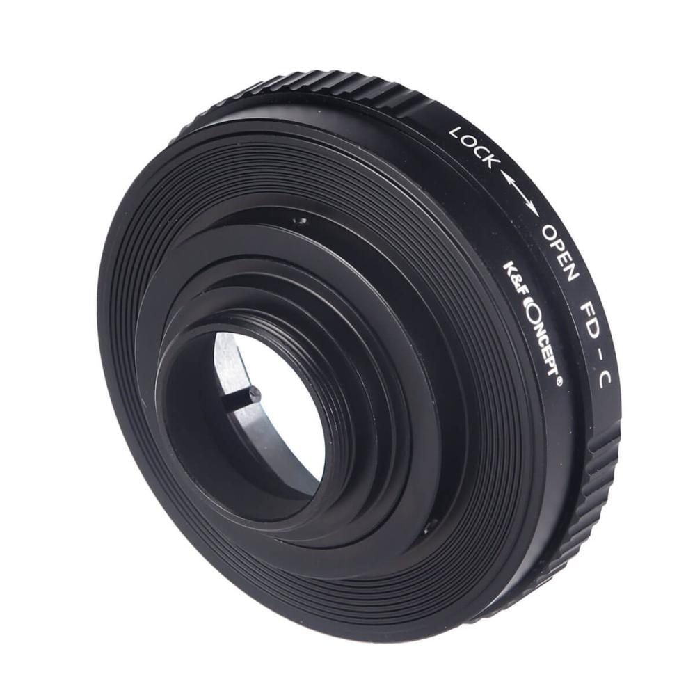 K&F Concept objektivadapter for Canon FD-objektiv til C-fatning Rask levering fra Sverige.