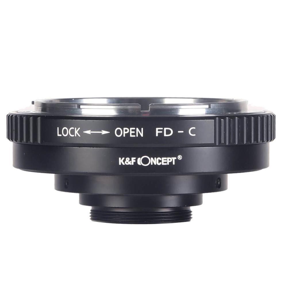 K&F Concept objektivadapter for Canon FD-objektiv til C-fatning Rask levering fra Sverige.