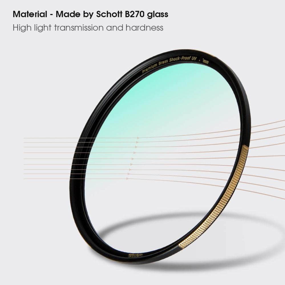  Haida Premium Messing Shock-Proof UV-filter – Klarhet og sterkt linseskydd Rask levering fra Sverige.