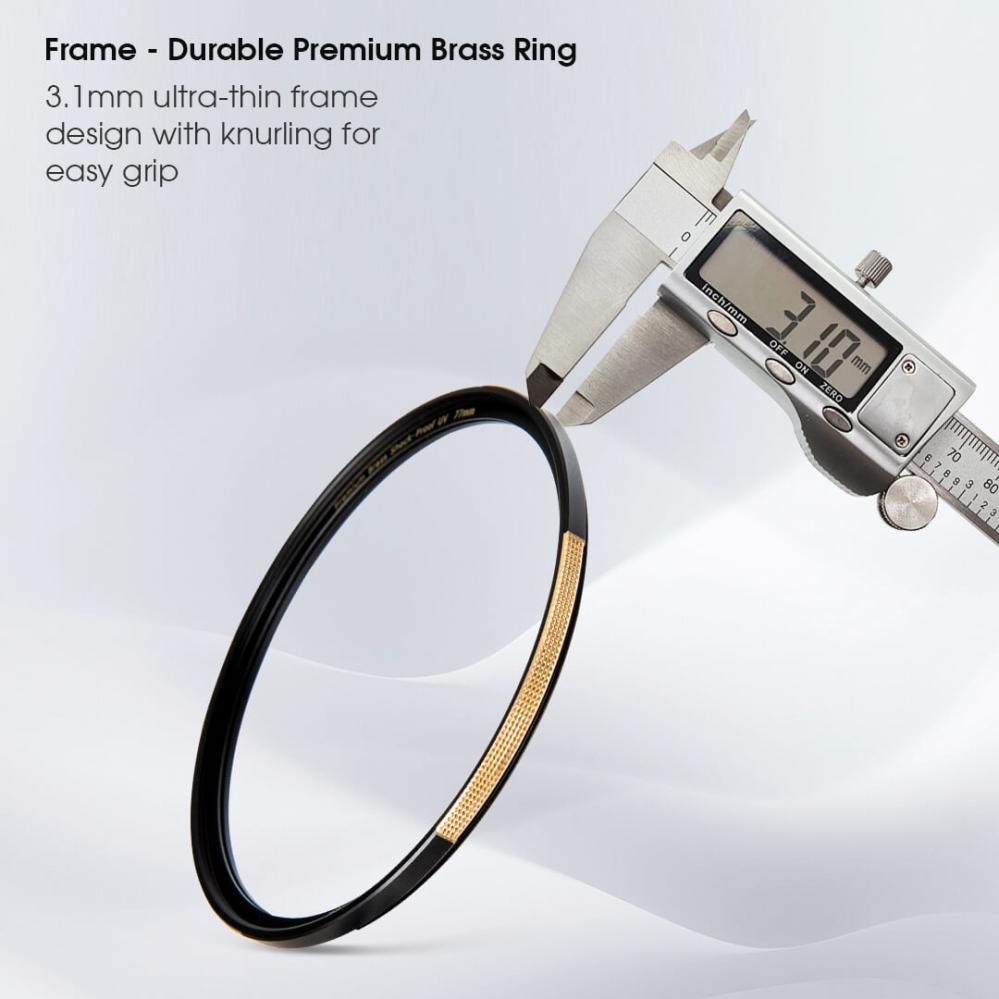  Haida Premium Messing Shock-Proof UV-filter – Klarhet og sterkt linseskydd Rask levering fra Sverige.