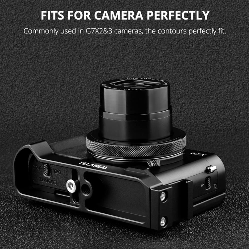  Yelangu brakett for Canon PoweShot G7X2 / G7X23 Rask levering fra Sverige.