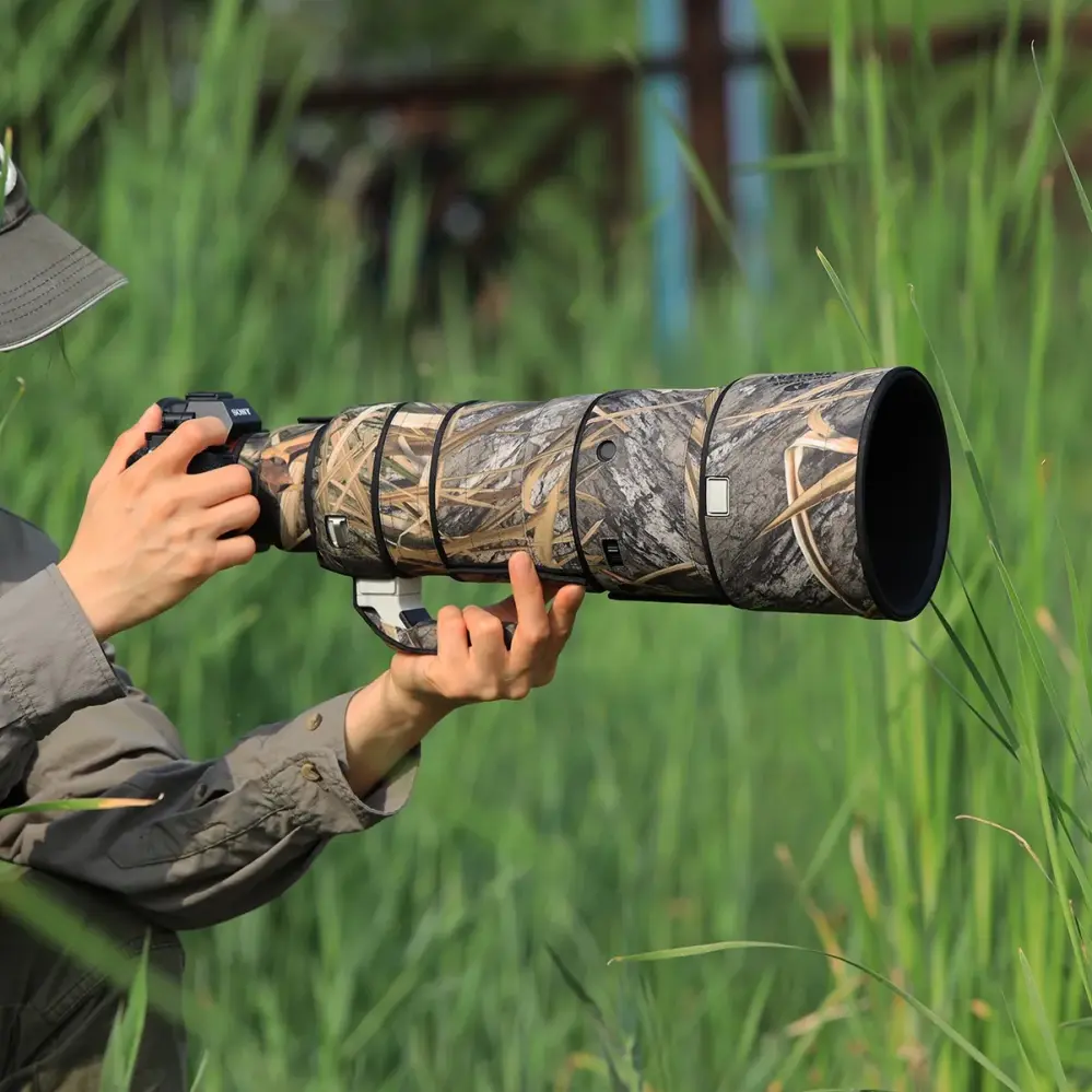  Rolanpro Kamuflasjebeskyttelse for Sony FE 100-400mm f/4.5-5.6 GM OSS Rask levering fra Sverige.