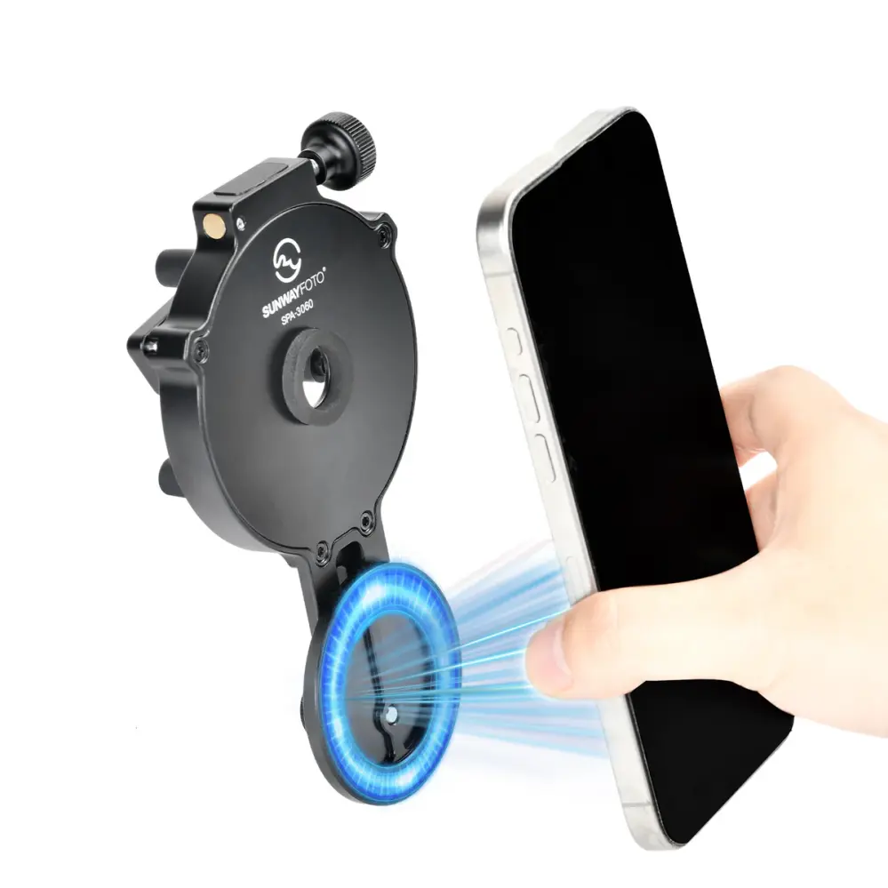  Sunwayfoto SPA-3060 – magnetisk mobiladapter for kikkert og mikroskop Rask levering fra Sverige.