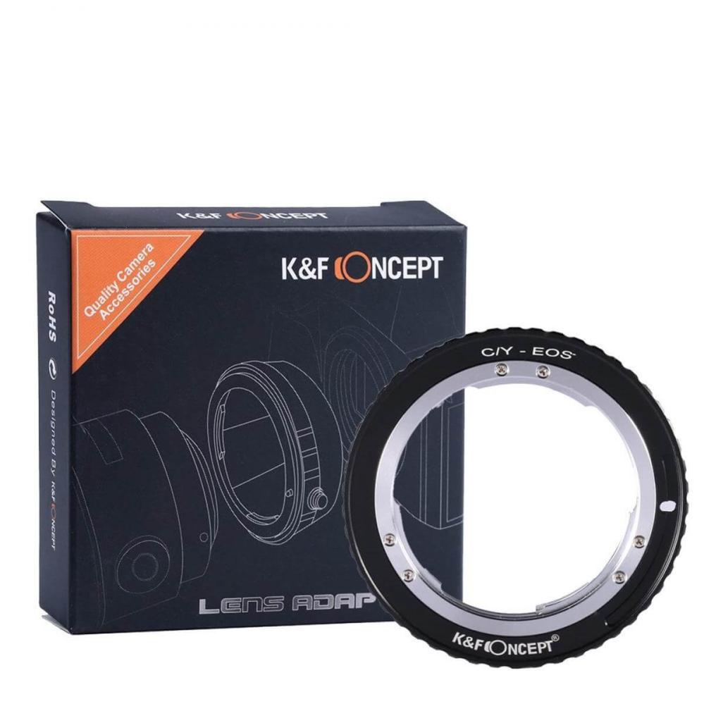K&F Concept K&F Concept Objektivadapter till Contax/Yashica objektiv for Canon EOS kamerahus