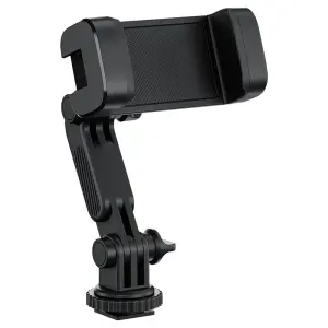  JJC PM-UN1 mobilholder med blitsskofeste for mobil og actionkamera Rask levering fra Sverige.