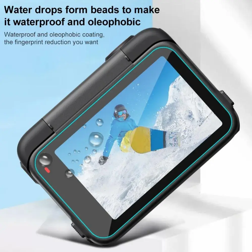  Puluz skjermbeskyttelse 3-i-1 for Insta360 Ace Pro 2 i herdet glass og PET Rask levering fra Sverige.