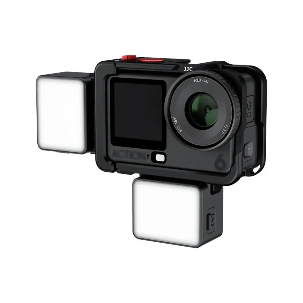  JJC LED-NANO mini LED-lampe for DJI Osmo Action 6 / Osmo Nano Rask levering fra Sverige.